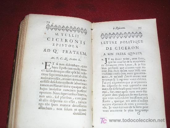 Libros antiguos: 1754 LOS LIBROS DE CICERON. Chez JOSEPH BARBOU. - Foto 11