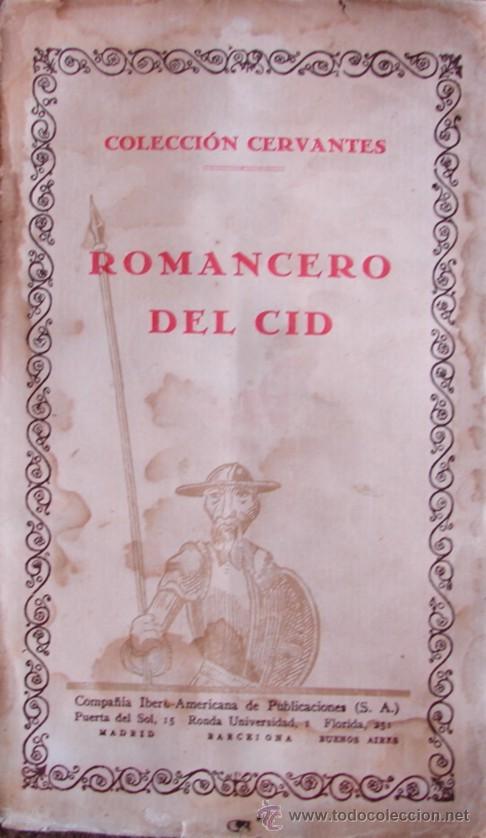 Libros antiguos: ROMANCERO DEL CID, CIRCA DE 1930 - Foto 1