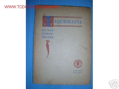 Libros antiguos: TAQUIGRAFIA. A&Ntilde;O 1933. METODO TEORICO PRACTICO. - Foto 1