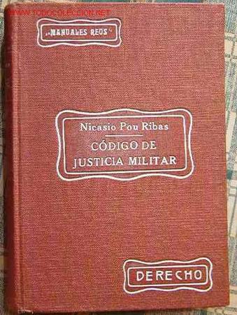Libros antiguos: C&oacute;digo de Just&iacute;cia Militar, 1927 - Foto 1