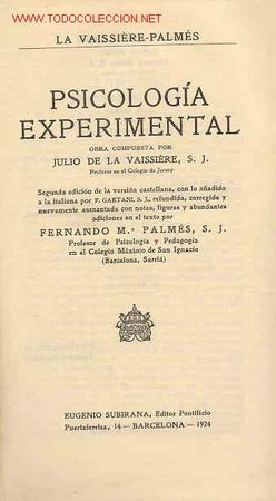 Libros antiguos: PSICOLOGIA EXPERIMENTAL - Foto 1