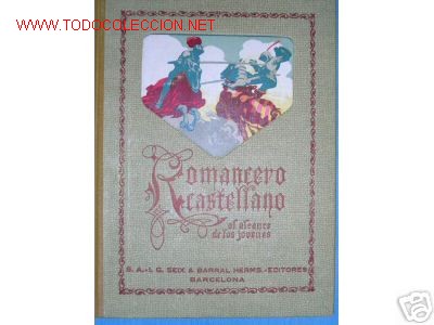 Old books: ROMANCERO CASTELLANO..ILUSTRADO.. 1929..PERFECTO.