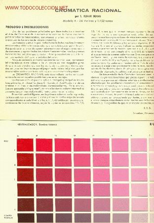 Libros antiguos: CROMATICA RACIONAL - Foto 1
