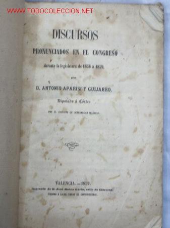 Libros antiguos: DISCURSOS CONGRESO SIGLO XIX - Foto 1