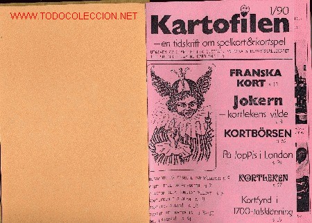 Old books: KARTOFILEN- Chartophilia Suecia - 1990