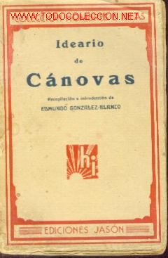 Libros antiguos: IDEARIO DE CANOVAS (Madrid, 1931) - Foto 1