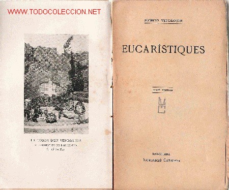 Libros antiguos: Eucar&iacute;stiques /  Jacinto Verdaguer - Foto 1