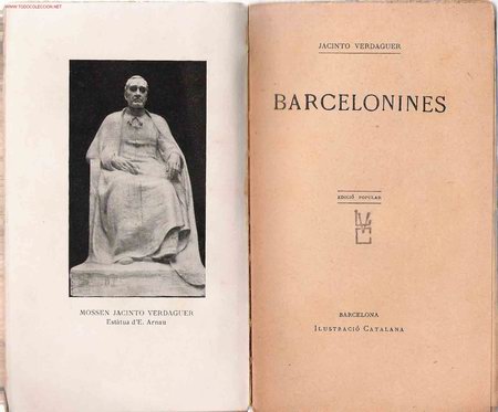 Libros antiguos: Barcelonines / Jacinto Verdaguer. - Foto 1