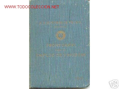 Old books: ALTOS HORNOS VIZCAYA. PRONTUARIO VIGUETAS.1929