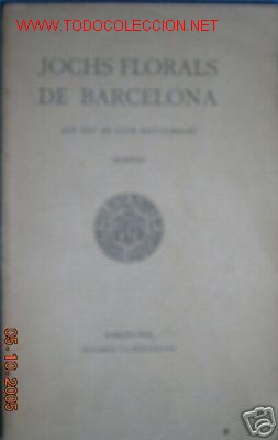 Old books: JOCHS FLORAL DE BARCELONA.A&Ntilde;Y LXI DE LLUR RESTAURACIO.