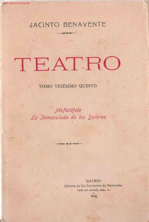 Libros antiguos: Mefist&oacute;fela ; La Inmaculada de los Dolores - Foto 1