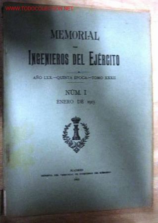 Libros antiguos: Memorial de ingenieros del Ej&eacute;rcito. Enero de 1915. - Foto 1