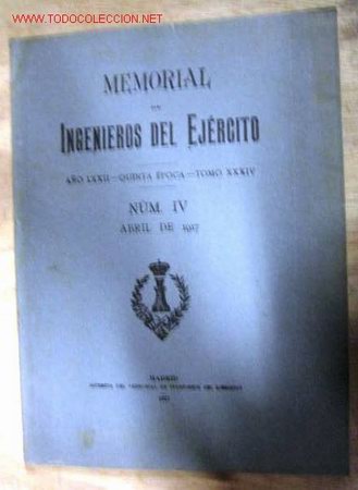 Libros antiguos: Memorial de ingenieros del Ej&eacute;rcito. Abril de 1917. - Foto 1