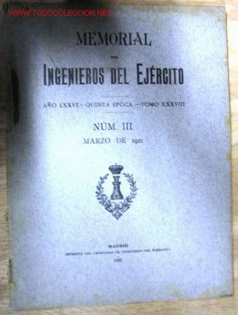 Libros antiguos: Memorial de ingenieros del Ej&eacute;rcito. Marzo de 1921. - Foto 1