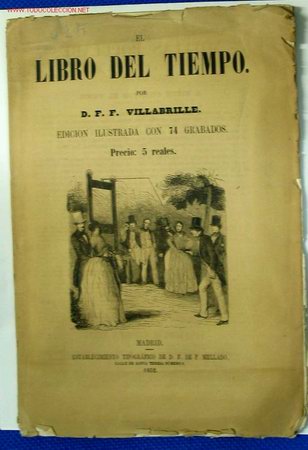 Libros antiguos: LIBRO DEL TIEMPO. SIGLO XIX - Foto 1