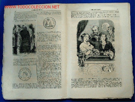 Libros antiguos: LIBRO DEL TIEMPO. SIGLO XIX - Foto 2