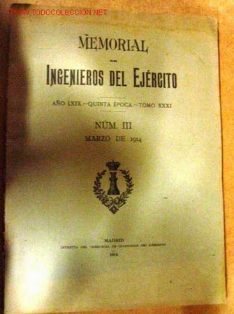 Libros antiguos: Memorial de Ingenieros del Ej&eacute;rcito. A&ntilde;o 1914. - Foto 1