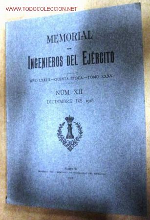 Libros antiguos: Memorial de Ingenieros del Ej&eacute;rcito. A&ntilde;o 1918. 150 p&aacute;ginas aprox. - Foto 1