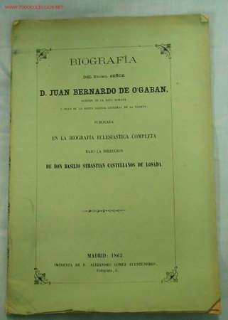 Libros antiguos: BIOGRAFIA OGABAN. SIGLO XIX - Foto 1