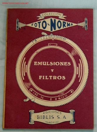 Libros antiguos: EMULSIONES Y FILTROS - Foto 1