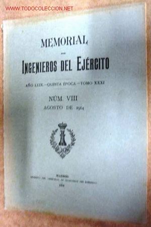 Libros antiguos: Memorial de Ingenieros del Ej&eacute;rcito. A&ntilde;o 1914. - Foto 1