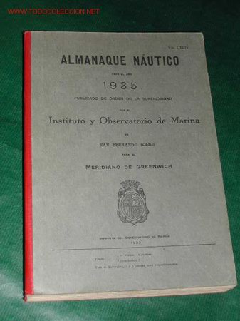 Libros antiguos: ALMANAQUE NAUTICO para el A&ntilde;o 1935 - Foto 1