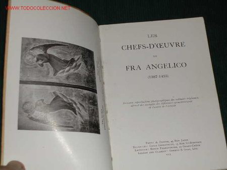Libros antiguos: LES CHEFS-DOEUVRE DE FRA ANGELICO - Foto 2