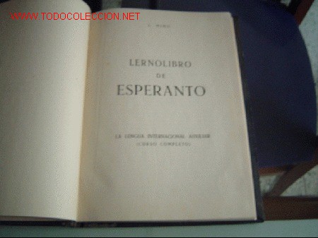 Libros antiguos: Lernolibro de Esperanto - Foto 2
