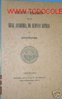 Old books: ESTATUTOS Y REGLAMENTOS.ACADEMIA DE BUENAS LETRAS.1903