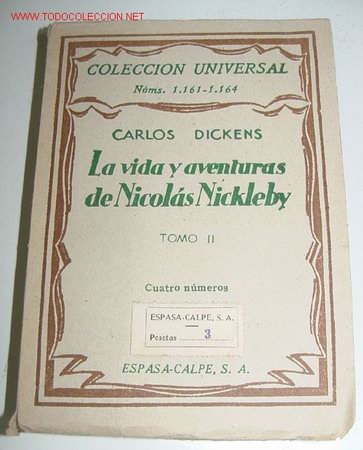 Libros antiguos: La Vida y Aventuras de Nicol&aacute;s Nickleby. - Foto 1