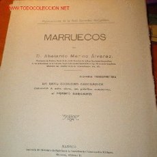 Libros antiguos: AÑO 1921.- MARRUECOS. ABELARDO MERINO ÁLVAREZ