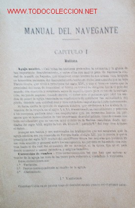 Libros antiguos: MANUAL DEL NAVEGANTE - a&ntilde;o 1900 - Foto 3