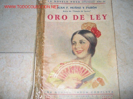 Libros antiguos: oro de ley; por juan mu&ntilde;oz y pabon - Foto 1