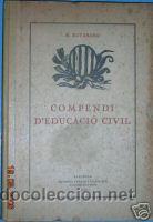 Old books: COMPENDI D&acute;EDUCACIO CIVIL.R. RUCABADO. A&Ntilde;O 1920..