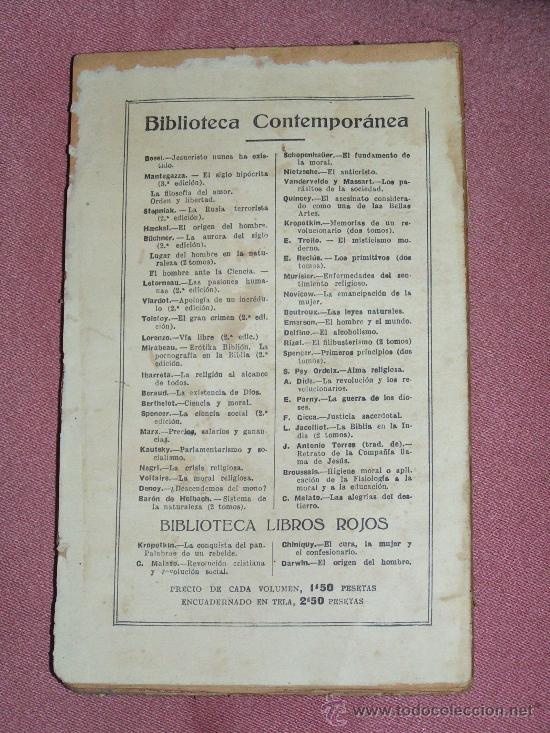 Libros antiguos: Libros Prohibidos Rep&uacute;blica - Foto 2