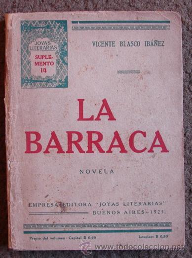 Libros antiguos: BLASCO IBA&Ntilde;EZ, VICENTE/ LA BARRACA - Foto 1