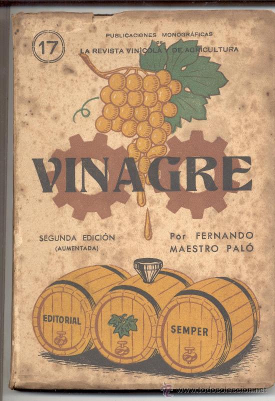 Old books: VINAGRE FERNANDO MAESTRO PAL&Oacute; EDITORIAL SEMPER