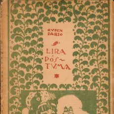 Libros antiguos: LIRA POSTUMA / RUBEN DARIO. MADRID : MUNDO LATINO, 1919. 19X12CM. 187 P.IL.