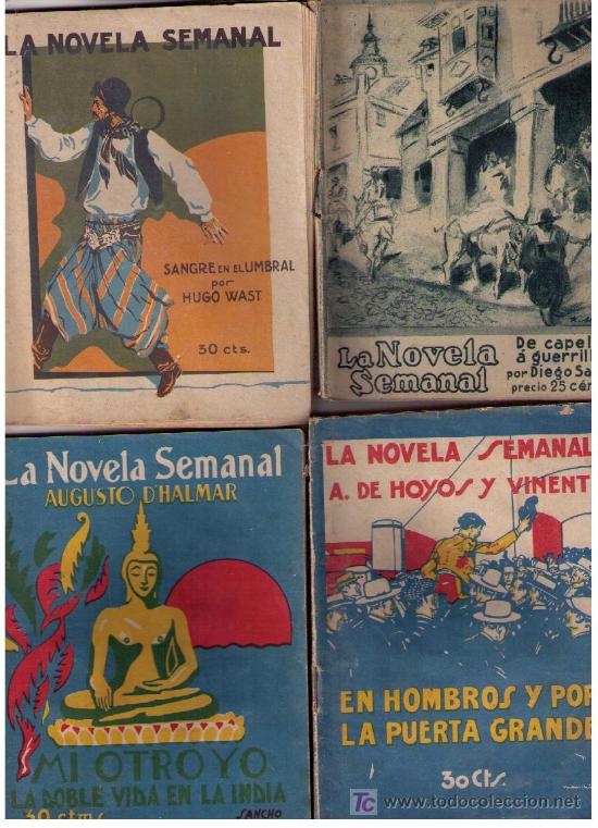 Libros antiguos: La Novela Semanal. Lote de 16 ejemplares. - Foto 1