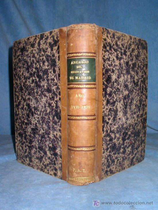 Libros antiguos: ANUARIO DEL OBSERVATORIO DE MADRID - A&Ntilde;O 1878. - Foto 1