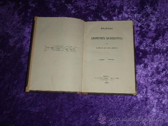 Libros antiguos: TRATADO DE GEOMETRIA DESCRIPTIVA - Foto 1