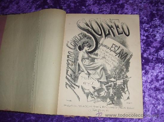 Libros antiguos: METODO COMPLETO DE SOLFEO - Foto 1