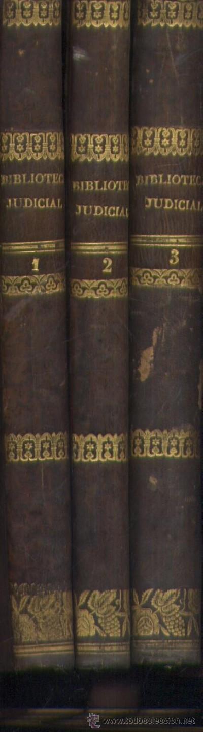 Libros antiguos: BIBLIOTECA JUDICIAL  (A/ DE- 007) - Foto 1