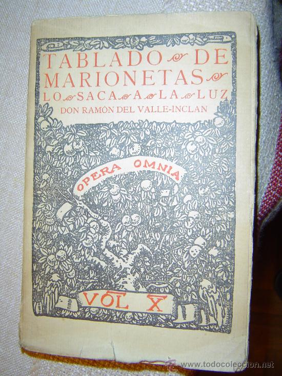 Libros antiguos: 1930  TABLADO DE MARIONETAS   RAMON DEL VALLE INCLAN - Foto 1