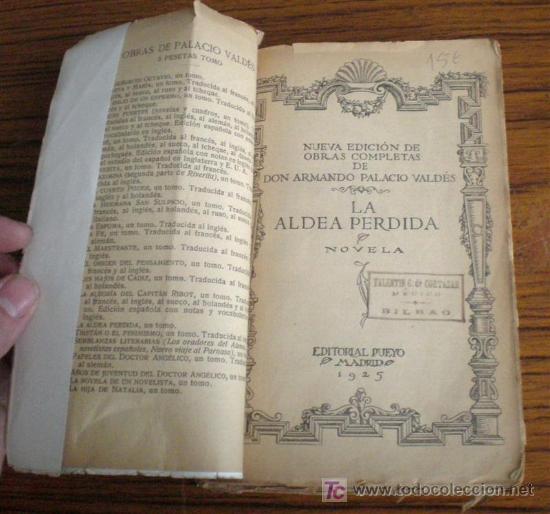 Libros antiguos: LA ALDEA PERDIDA .. Por Armando Palacio Valdes 1925 - Foto 3
