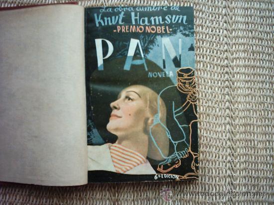Libros antiguos: KNUT HAMSUN. PAN. SEXTA EDICI&Oacute;N. TRADUCCI&Oacute;N DE A. HERNANDEZ-CATA. - Foto 1
