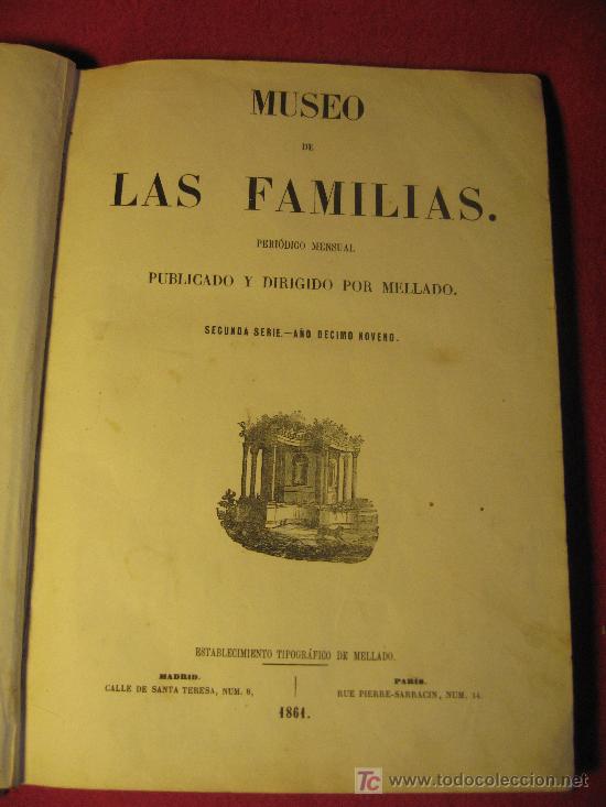 Libros antiguos: MUSEO DE LAS FAMILIAS - 1861 - Foto 3
