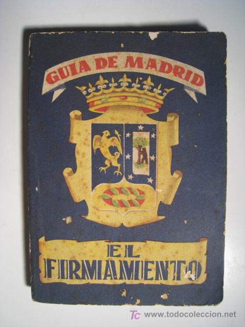 Libros antiguos: EL FIRMAMENTO. GUIA DE MADRID - Foto 1