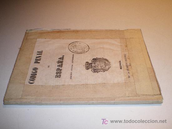 Libros antiguos: CODIGO PENAL DE ESPA&Ntilde;A - EDICION OFICIAL REFORMADA - MADRID (1850) - Foto 2