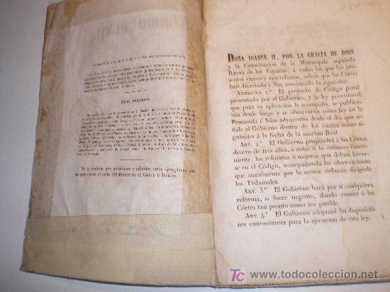 Libros antiguos: CODIGO PENAL DE ESPA&Ntilde;A - EDICION OFICIAL REFORMADA - MADRID (1850) - Foto 4